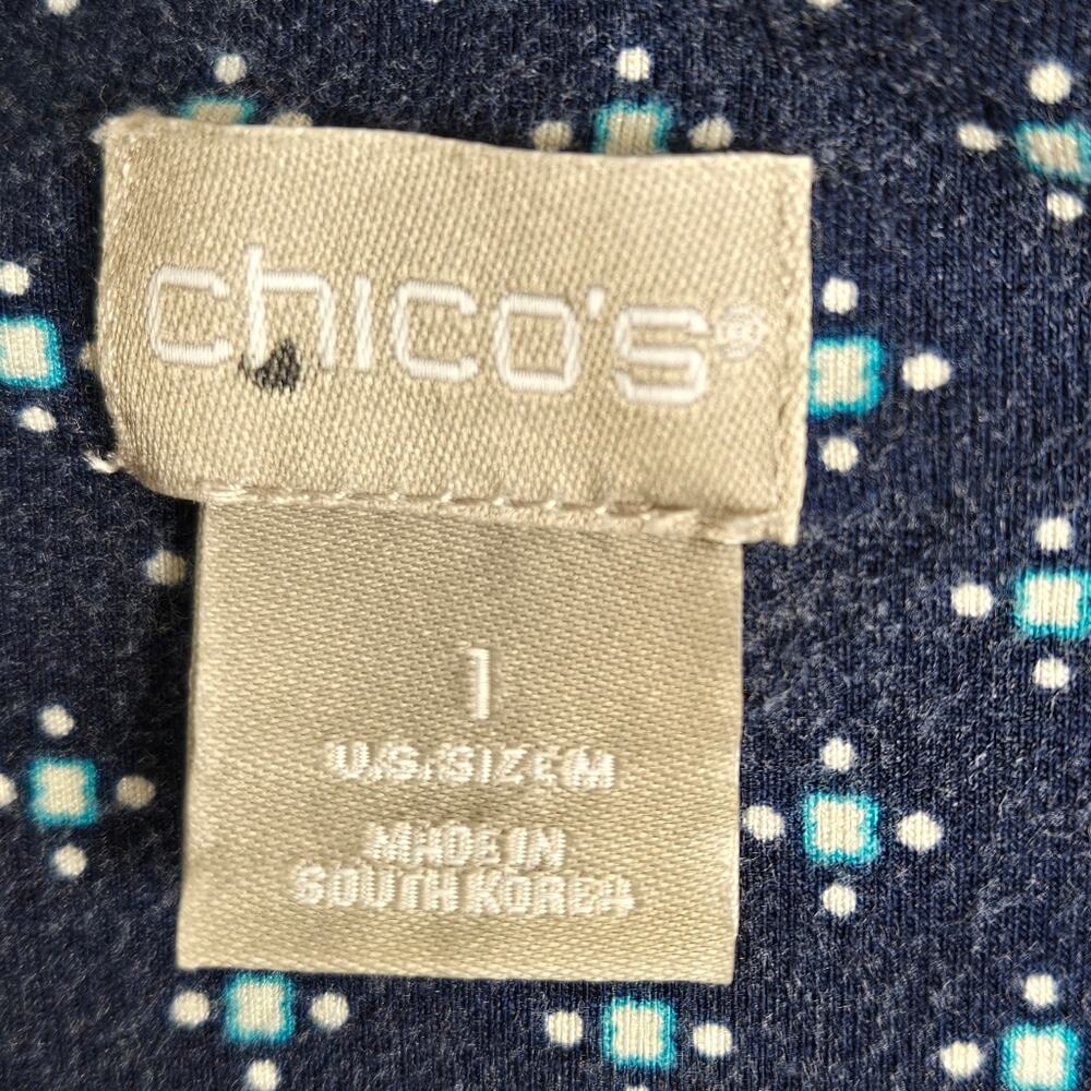 CHICOS Multicolor Patchwork Patterned Womens Shor… - image 6